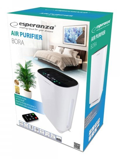 Esperanza EHP003 air purifier 50 m 50 dB 43 W Black, White