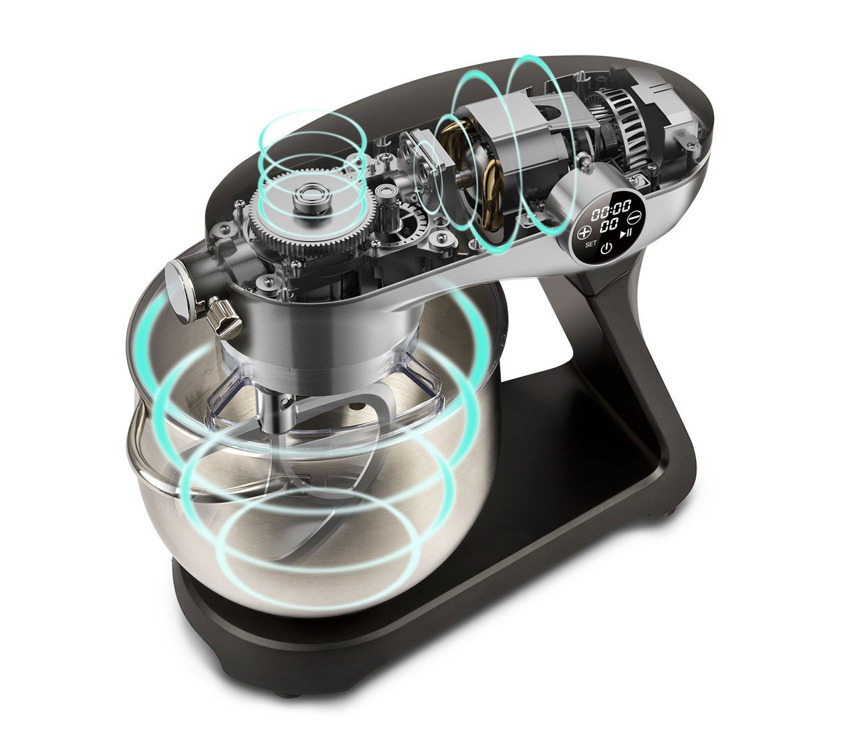 G3 Ferrari G20137 mixer Stand mixer 2300 W Black, Stainless steel