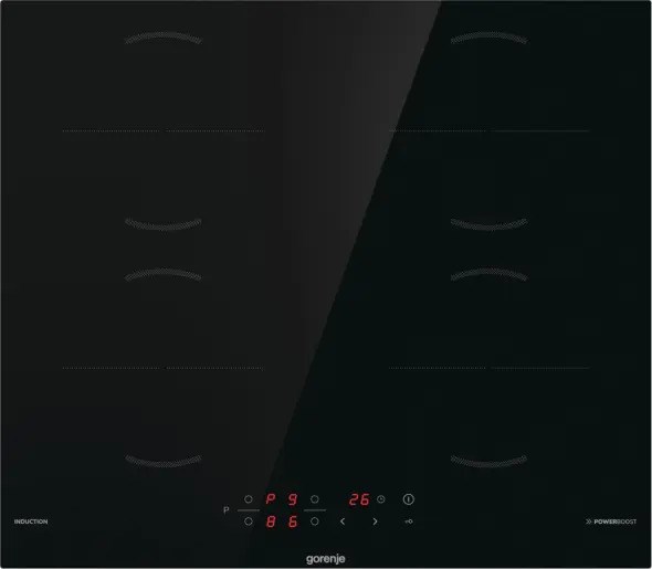 Gorenje GI6401BSCE Black Built-in 59 cm Zone induction hob 4 zone(s)