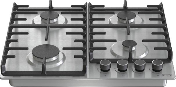 Gorenje G642ABX hob Stainless steel Built-in 60 cm Gas 4 zone(s)