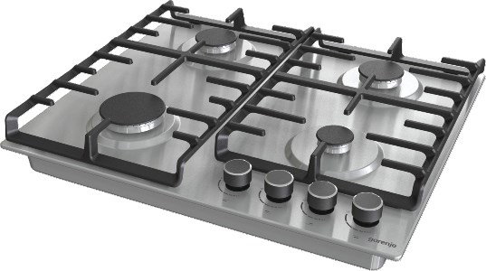 Gorenje G642ABX hob Stainless steel Built-in 60 cm Gas 4 zone(s)