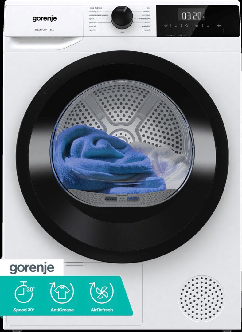 Gorenje G200 D2HNE7D/PL Front-loading dryer 7 kg white