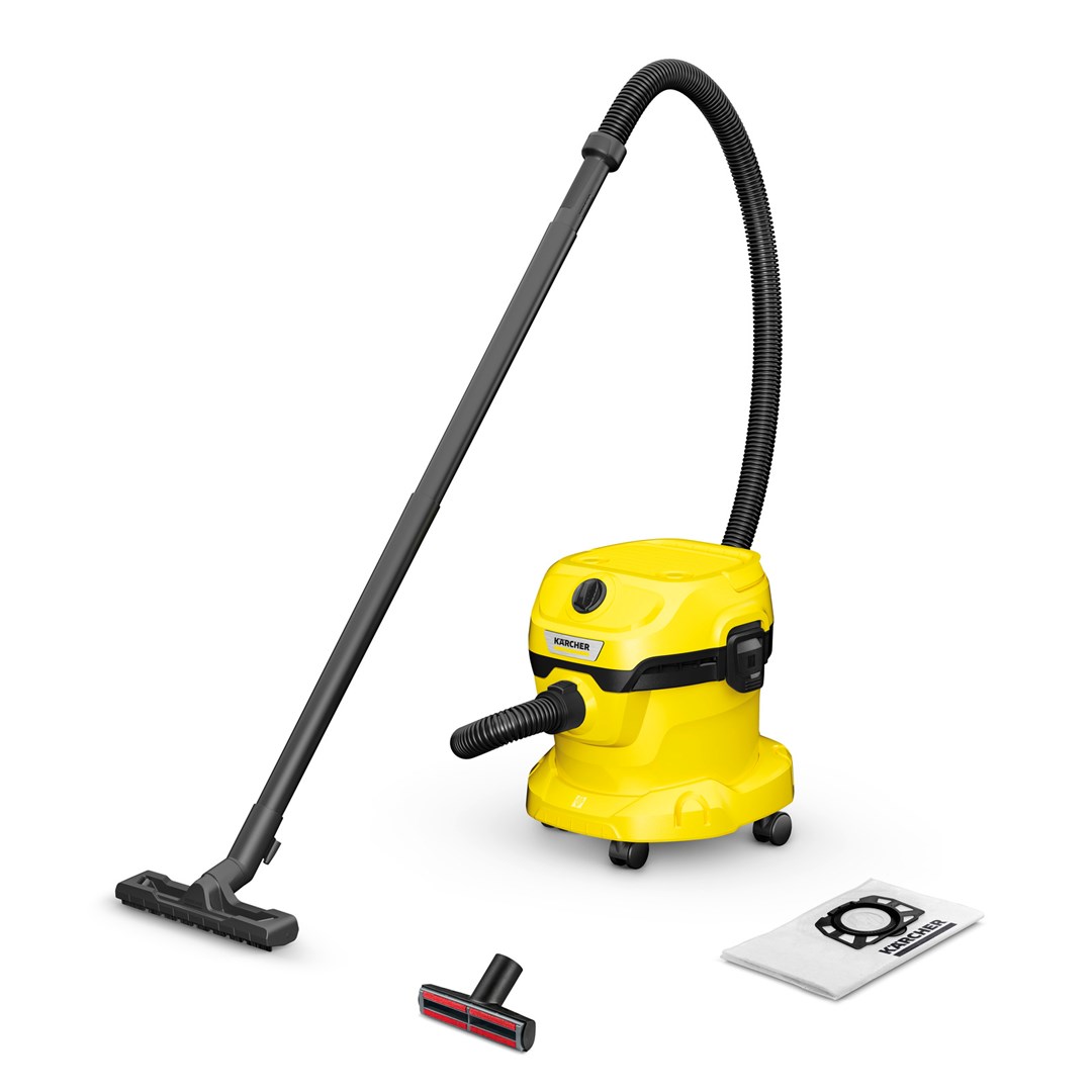 Vacuum cleaner Krcher WD 2 PLUS V-12/4/18 PET 12 l 1000 W (1.628-017.0) Black, Yellow