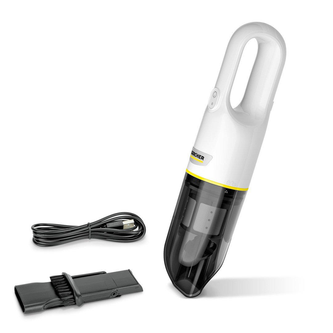 Krcher CVH 3 handheld vacuum Bagless (1.198-353.0) Black, White