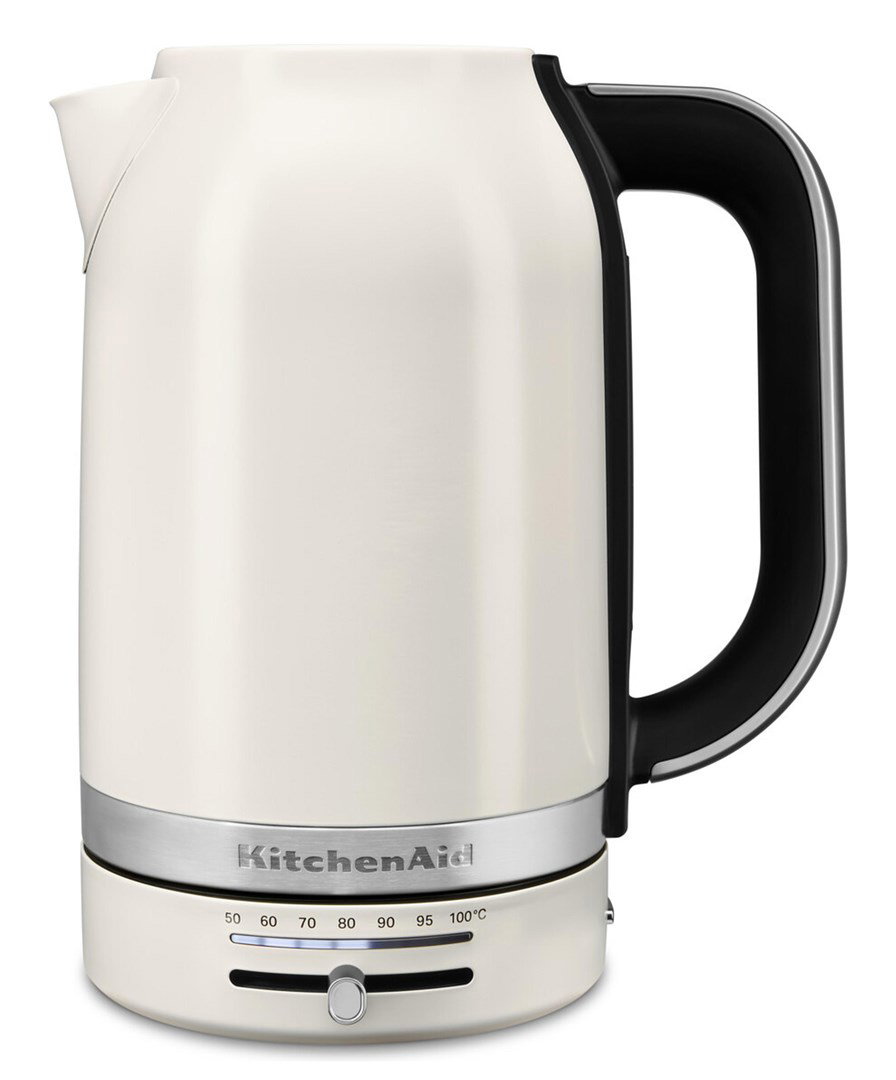 KitchenAid 5KEK1701EPL electric kettle 1.7 L 2400 W Black, Stainless steel, White