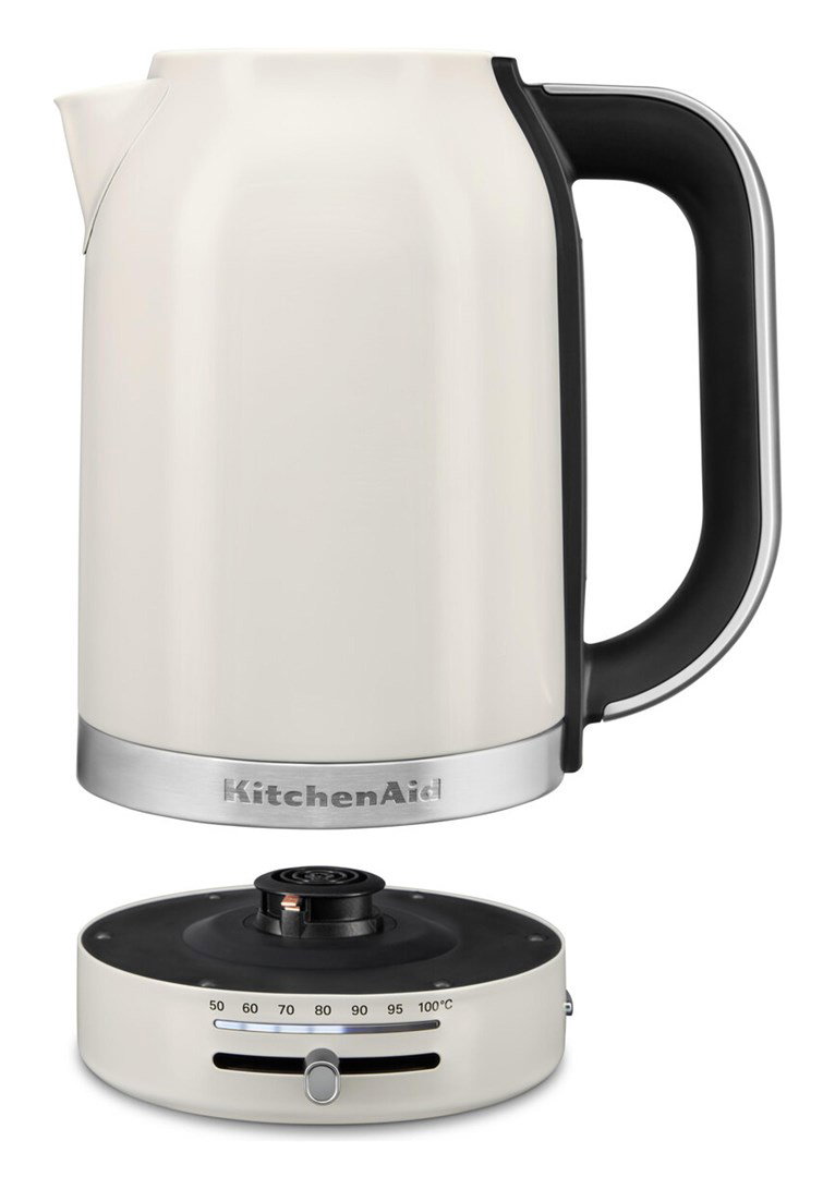 KitchenAid 5KEK1701EPL electric kettle 1.7 L 2400 W Black, Stainless steel, White