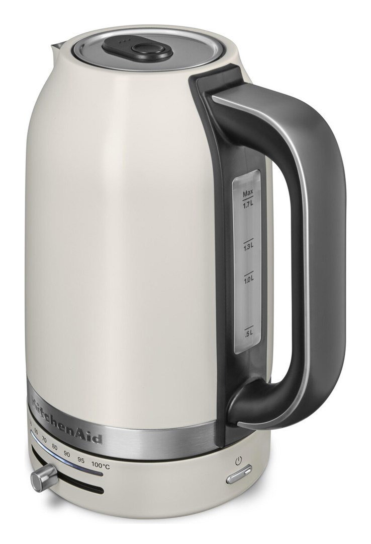 KitchenAid 5KEK1701EPL electric kettle 1.7 L 2400 W Black, Stainless steel, White