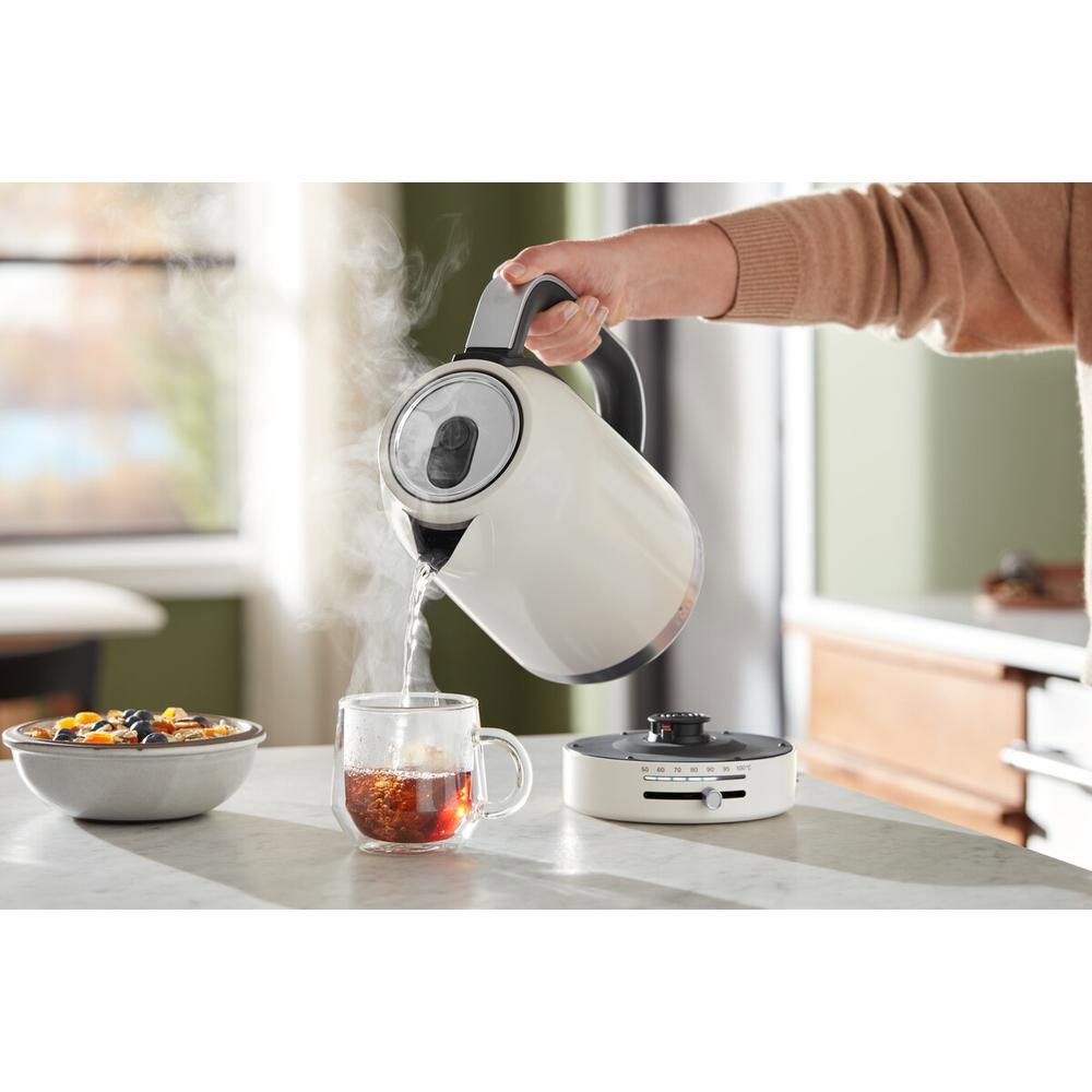 KitchenAid 5KEK1701EPL electric kettle 1.7 L 2400 W Black, Stainless steel, White