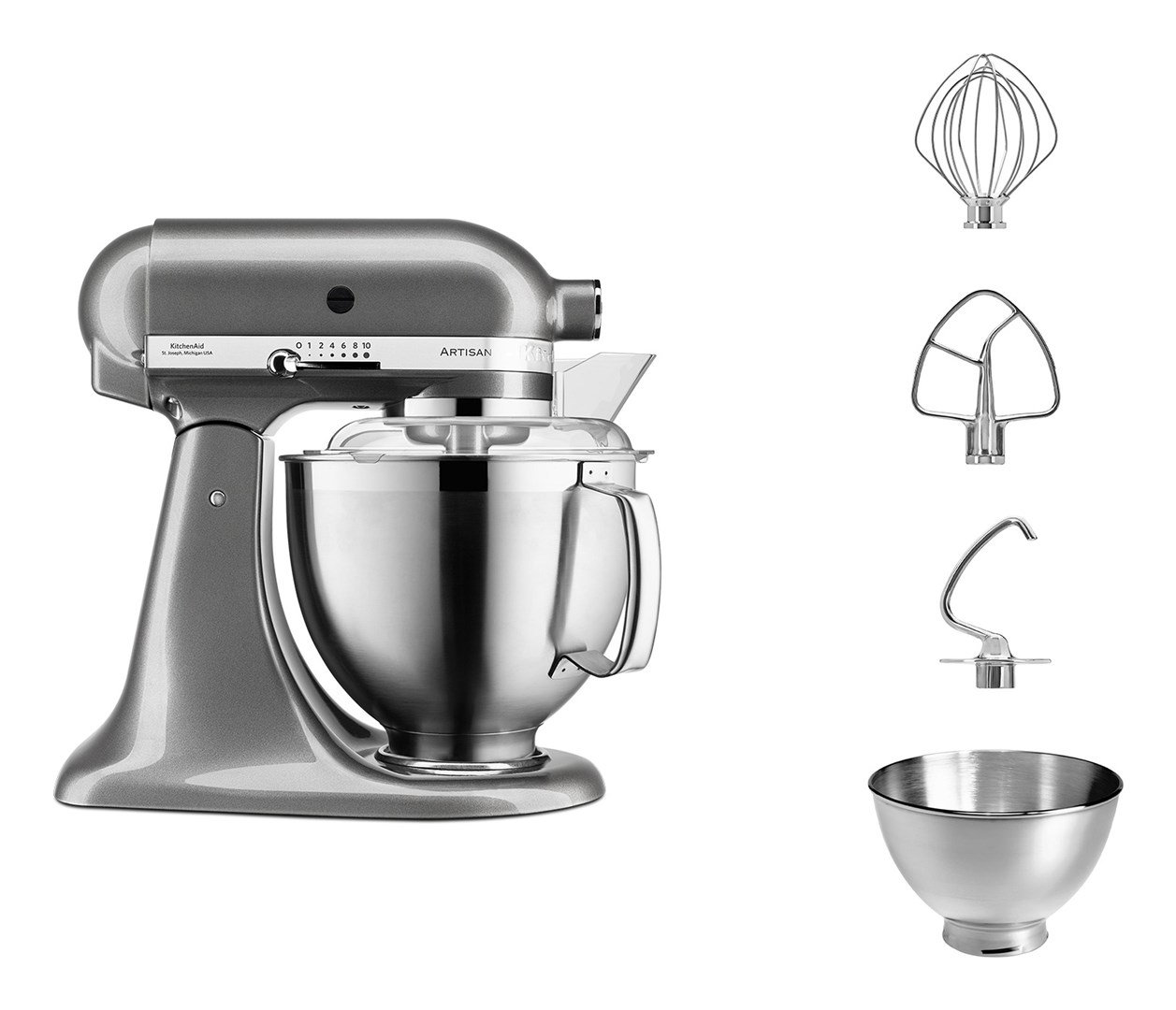 KitchenAid ARTISAN 5KSM185PS Stand mixer 300 W Silver