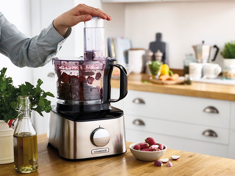 Kenwood FDM301SS food processor 800 W 2.1 L Black, Stainless steel