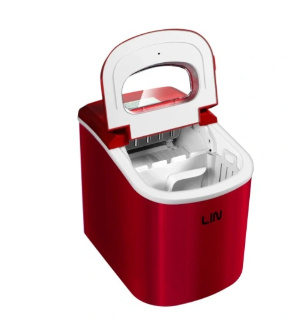 Portable ice cube maker LIN ICE PRO-R12 red