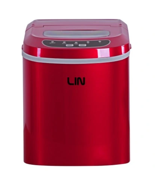 Portable ice cube maker LIN ICE PRO-R12 red