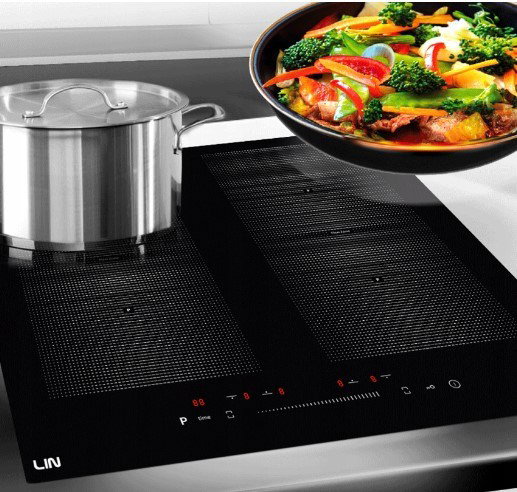 LIN LI-B47222 7200 W induction cooktop.
