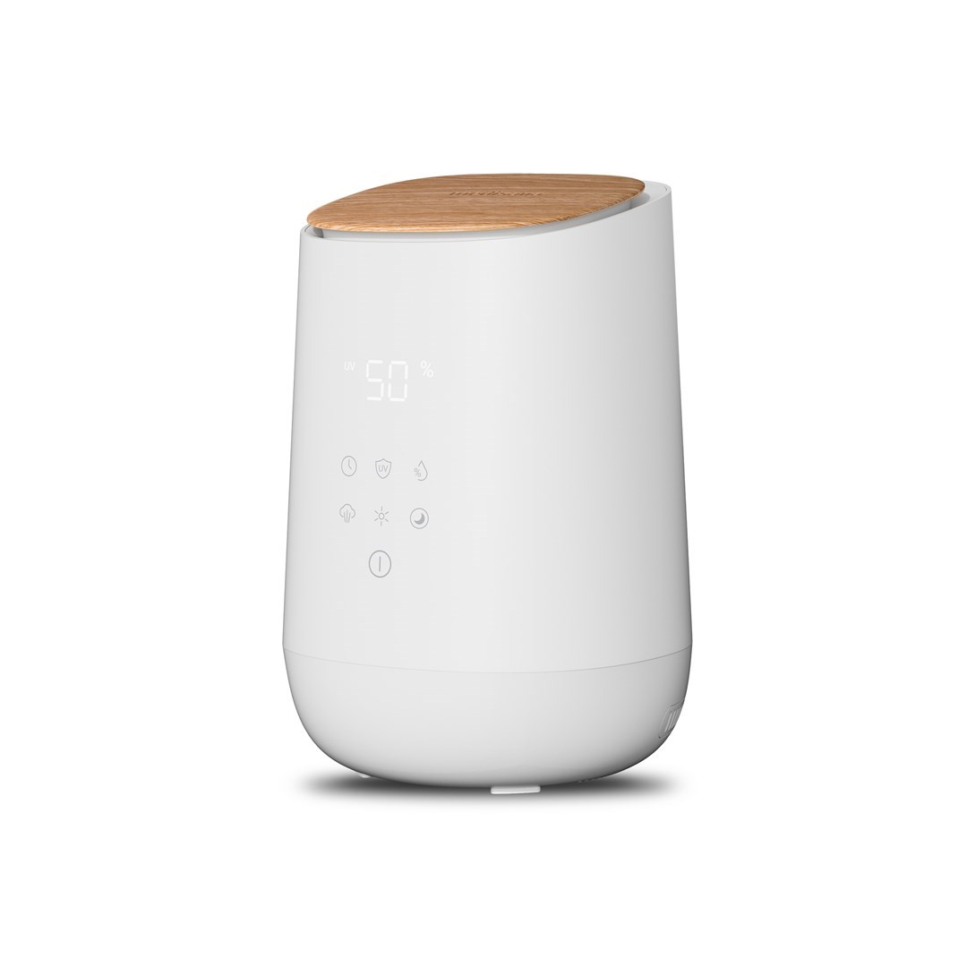 Medisana AH 680 humidifier Ultrasonic 2.6 L White, Wood 24 W