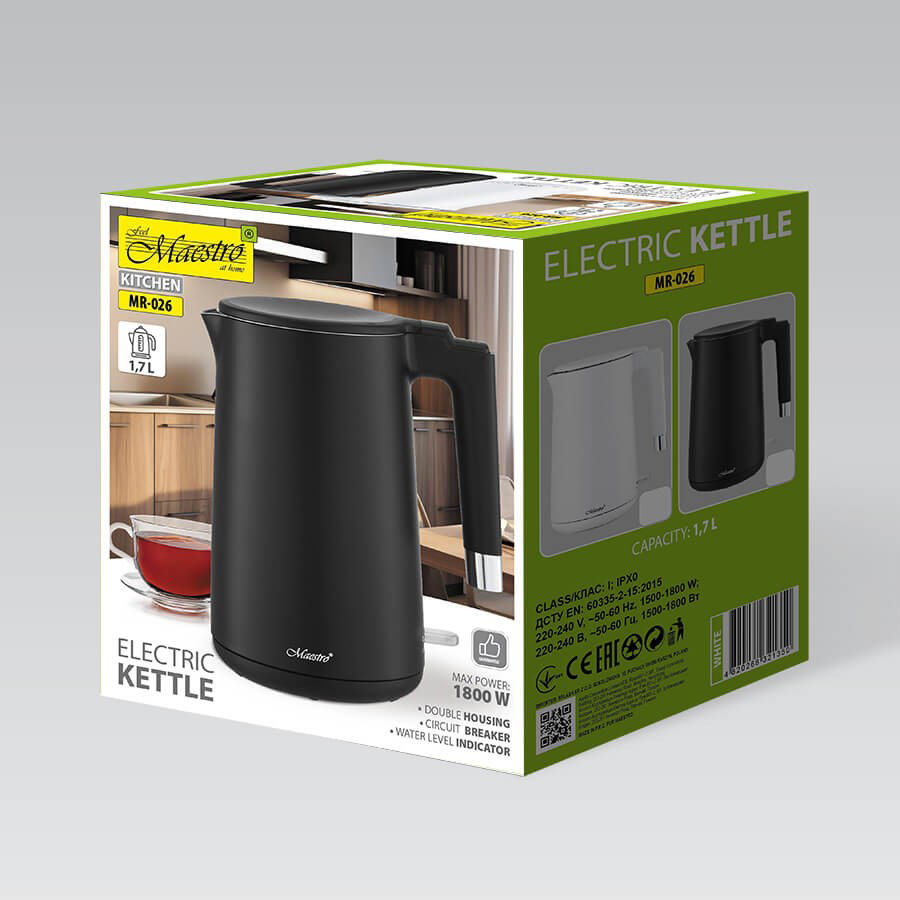 Electric kettle Maestro MR-026 (MR-026-WHITE) White