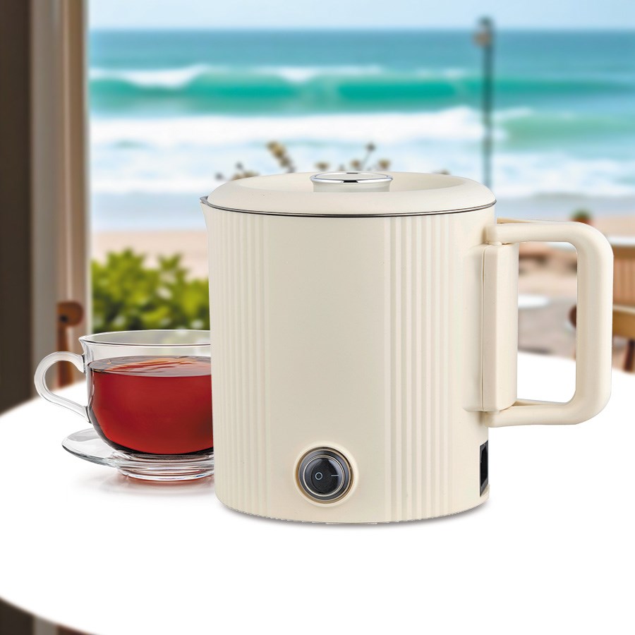 Electric kettle travel pot Maestro MR-009 0.8 L 600 W (MR-009-BEIGE) Beige