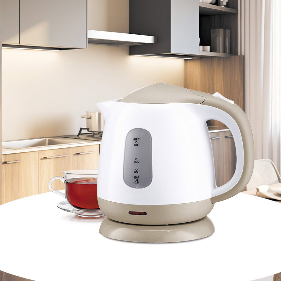 MAESTRO MR-012-BEIGE electric kettle 1 L 1100 W Beige, White