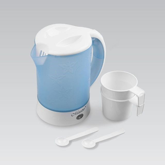 Feel-Maestro MR010 electric kettle 0.6 L Blue, White 600 W