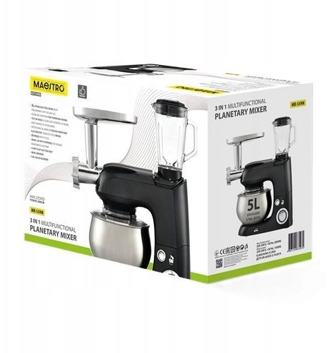 Planetary mixer 3-in-1 2000 W MR-559-M MAESTRO