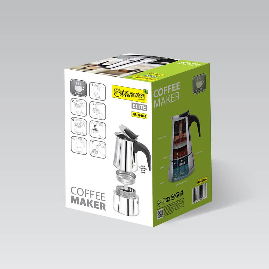 Coffee machine for 6 cups MR-1660-6 MAESTRO