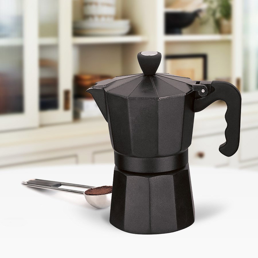 3 cup coffee machine MAESTRO MR-1666-3-BLACK Black