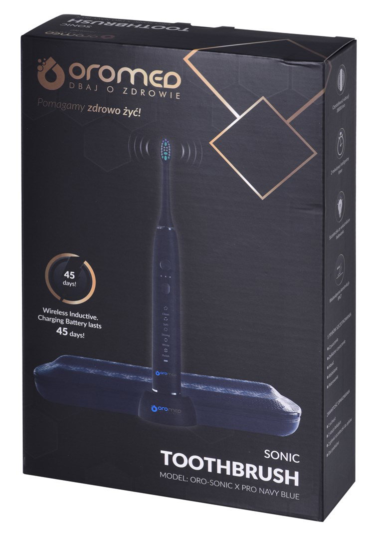 ORO-SONIC X PRO NAVY BLUE sonic toothbrush