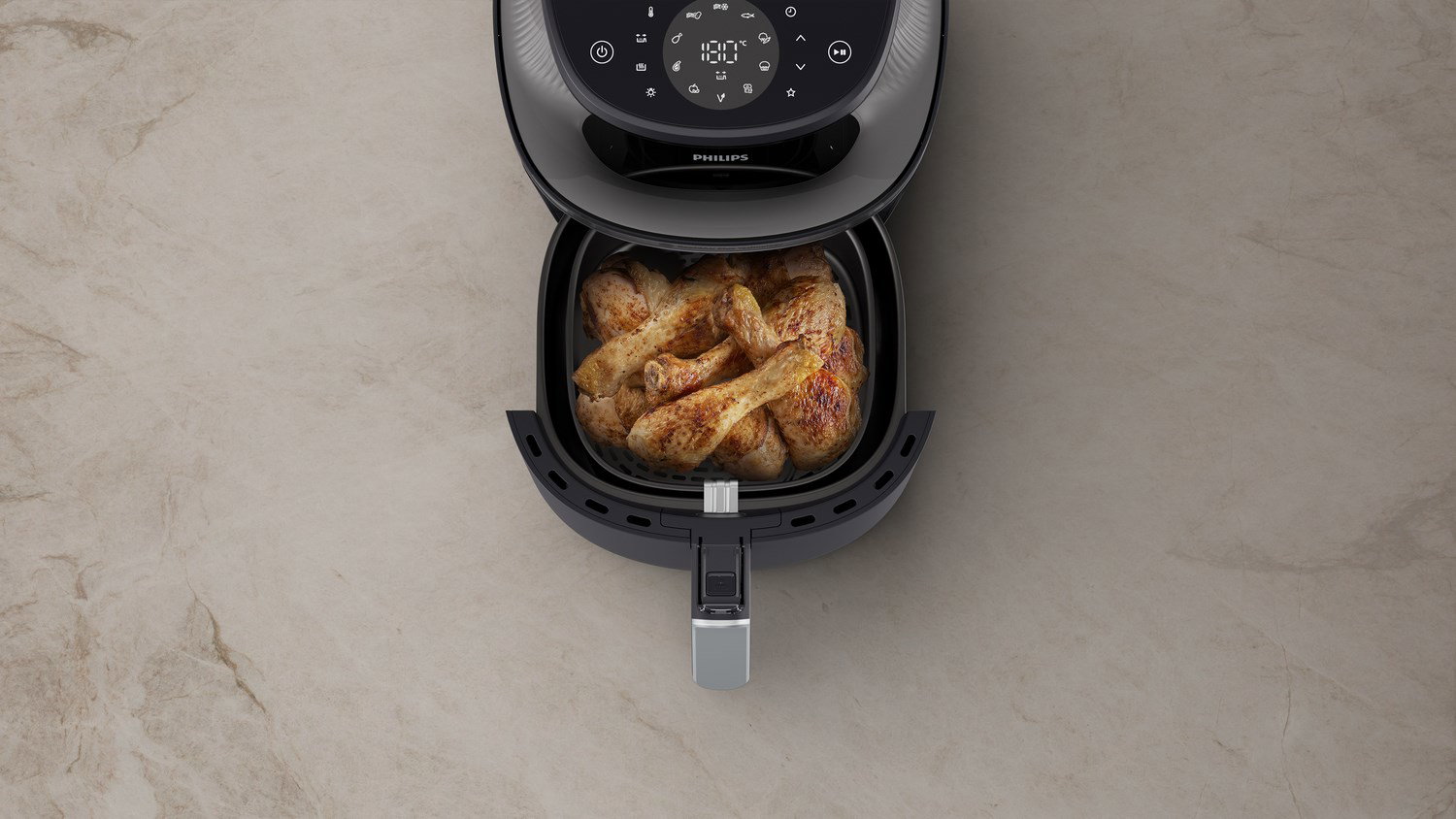 Philips 3000 series NA322/00 fryer Single 4.2 L Stand-alone 1400 W Hot air fryer Copper, Black