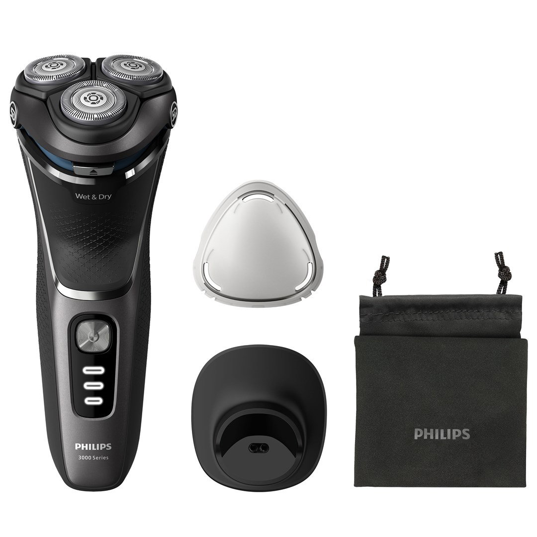 Philips S3343/13 men s shaver Rotation shaver Trimmer Black, Chrome