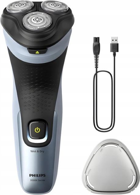 Philips X3063/00 men s shaver Rotation shaver Trimmer Black, Blue