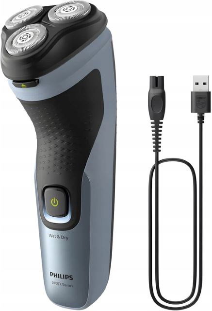 Philips X3063/00 men s shaver Rotation shaver Trimmer Black, Blue