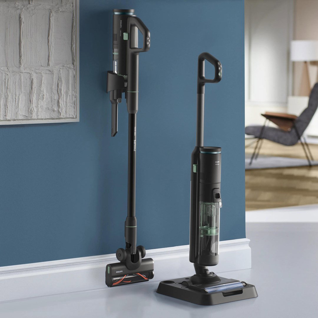 Philips 7000 series XW7263/11 stick vacuum/electric broom 2-in-1 stick vacuum Battery Dry&wet Bagless 0.45 L 160 W Black
