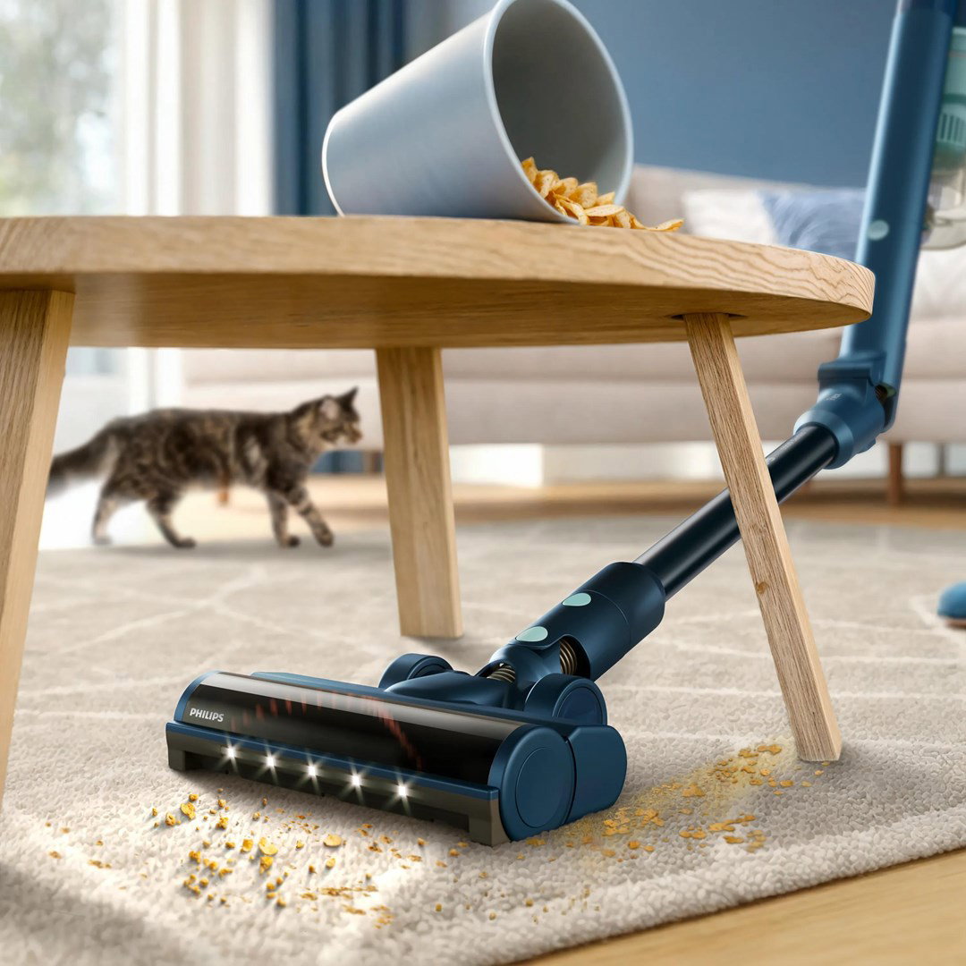 Philips XC5242/10 stick vacuum/electric broom Battery Dry Bagless 0.27 L Sage