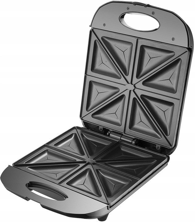 Promis STP 25 XXL sandwich maker, 4 toasts, 1400 W, black