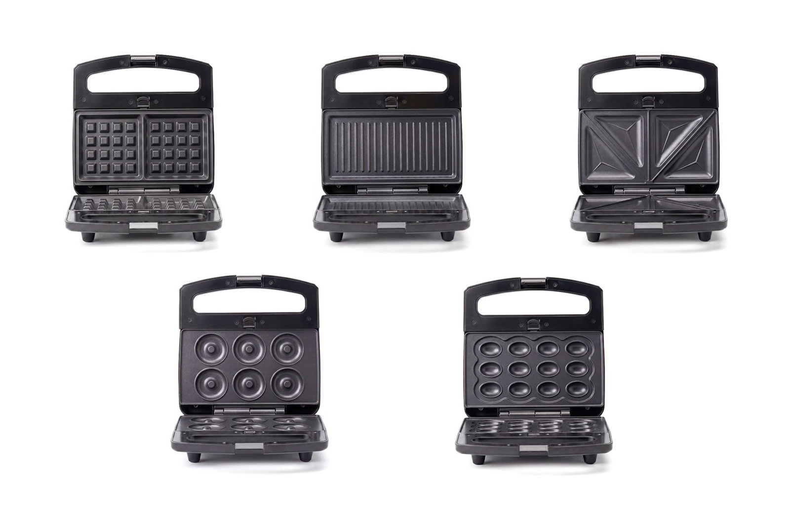 PROMIS 5-in-1 Toaster FORMEA /sandwich, cookies, nuts, waffles, doughnuts, grill/