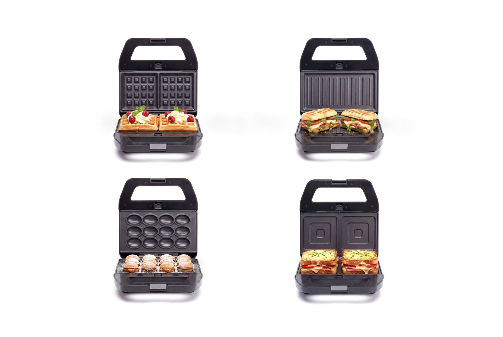 4 in 1 MELTO sandwich maker sandwich, cookies, nuts, waffles, grill /
