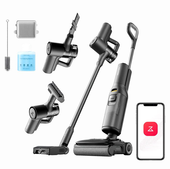 Cordless upright hoover Roborock F25 ACE Combo