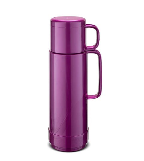 ROTPUNKT Glass thermos, capacity 0.750 l, shiny grape (bishop s purple)