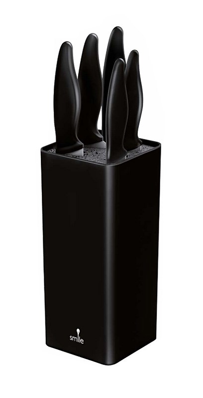 Smile SNS-6 6-piece block knife set black