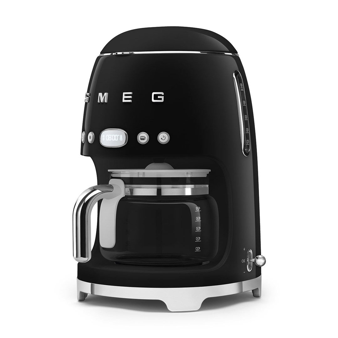 Smeg 50 s Style Drip Filter Coffee Machine DCF02BLEU Black