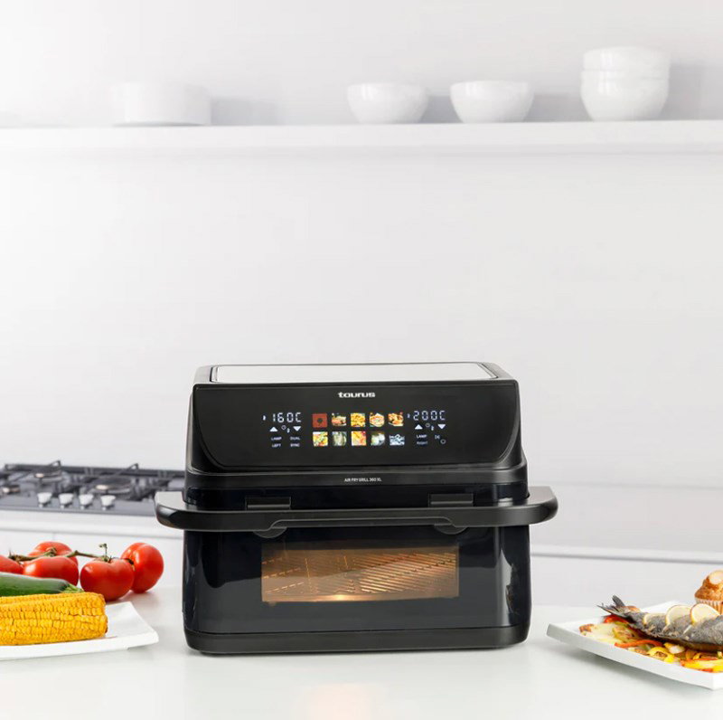 Fat-free deep fryer with long basket and grill Taurus 973004000