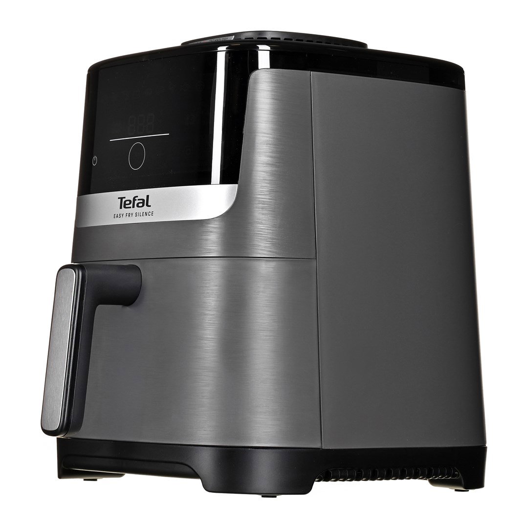 Tefal Easy Fry Silence EY551HE0 fryer Single 5 L Stand-alone Hot air fryer Black, Grey, Stainless steel