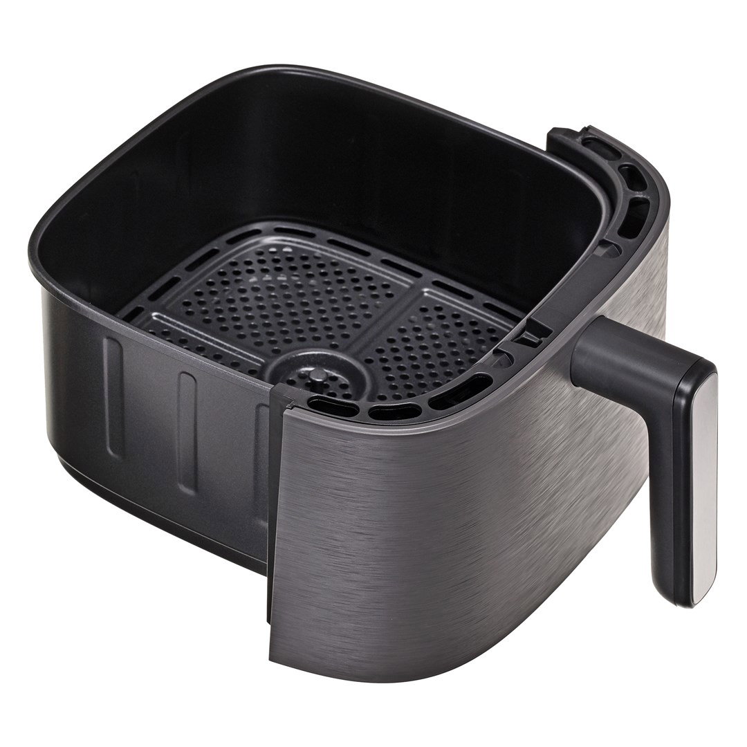 Tefal Easy Fry Silence EY551HE0 fryer Single 5 L Stand-alone Hot air fryer Black, Grey, Stainless steel