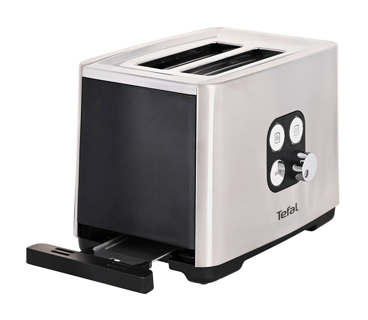 Tefal Equinox TT420D 7 2 slice(s) Black, Stainless steel