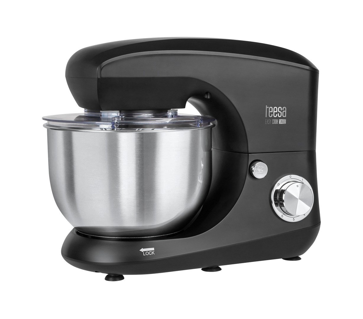 Teesa food processor EASY COOK SINGLE Black