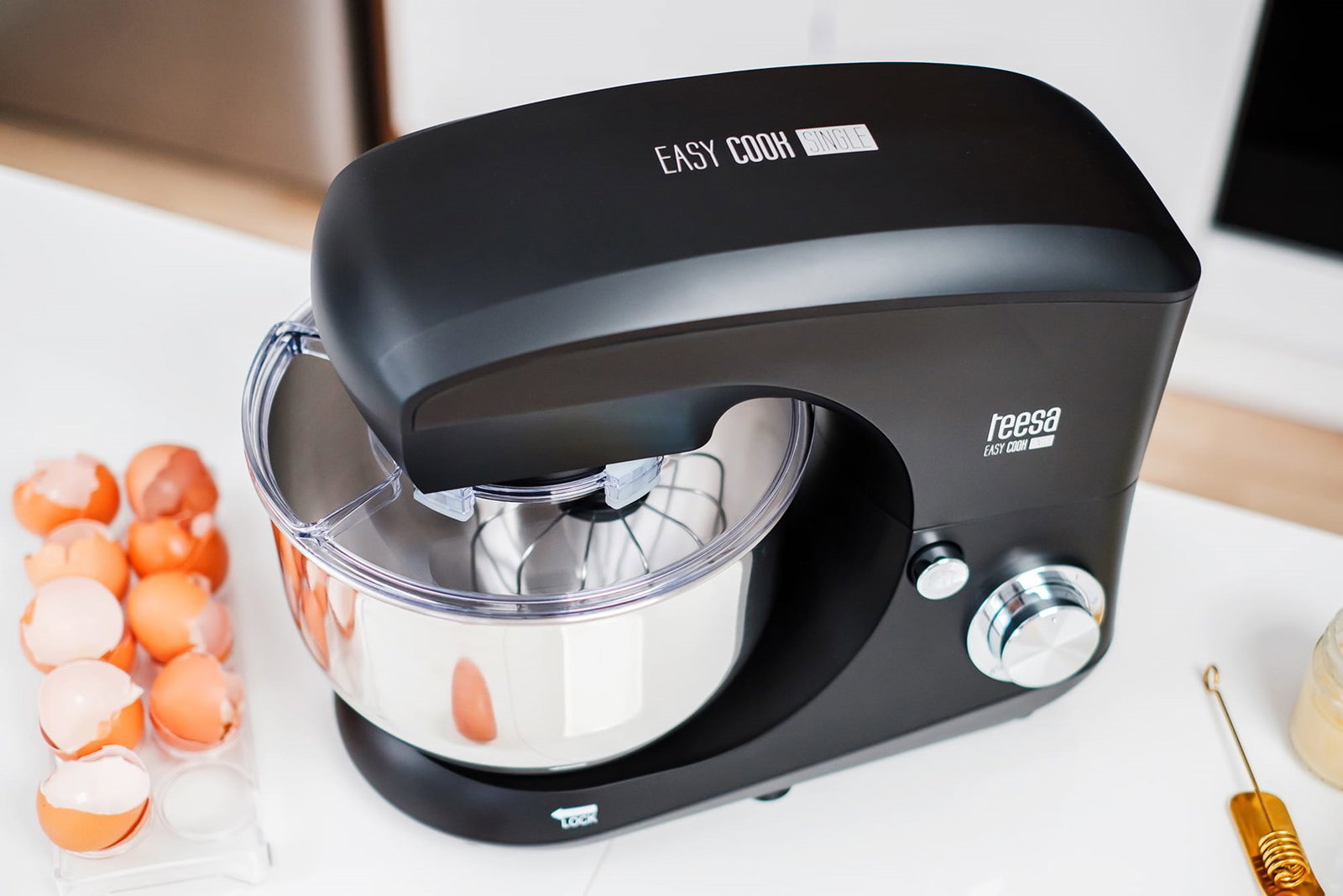 Teesa food processor EASY COOK SINGLE Black