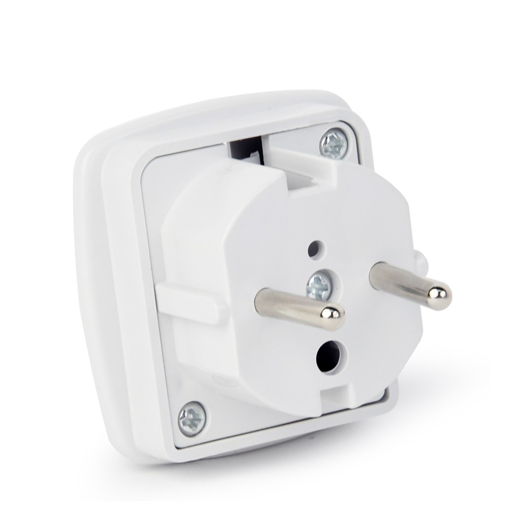 Gembird A-AC-UKEU-001 power plug adapter Type G (UK) Type F White