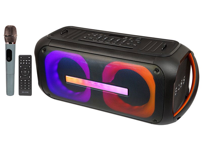 Bluetooth speaker DJBOX + remote control + microphone