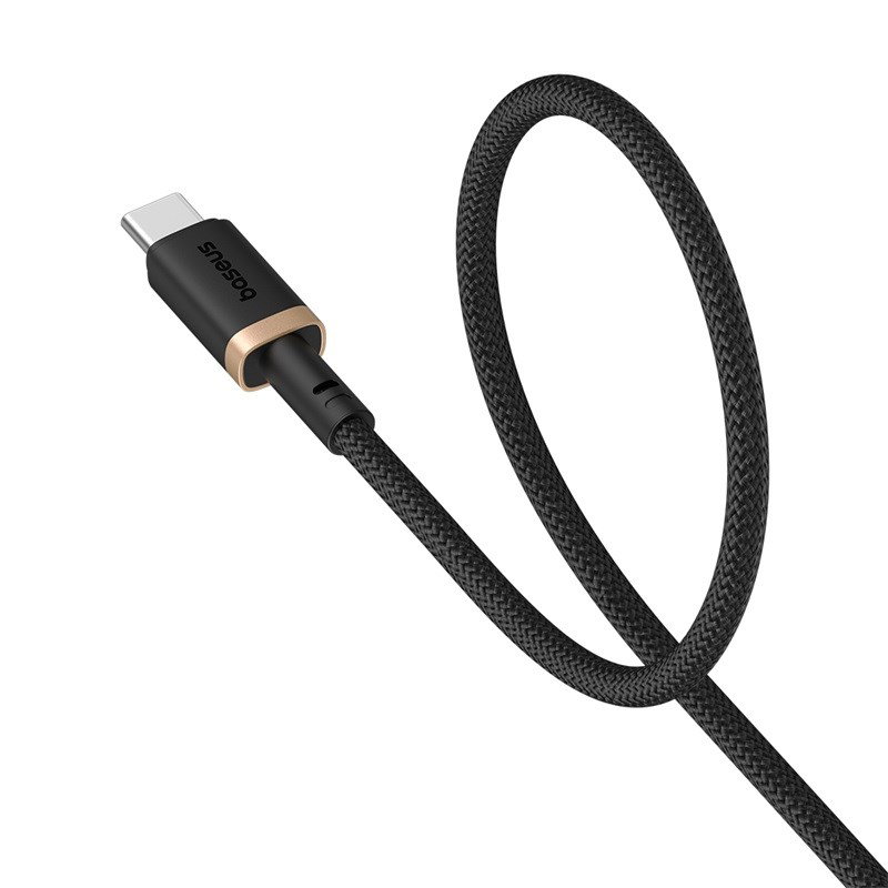 Baseus Dura USB Type A to Type C 60 W fast charging cable 2 m Black, Gold
