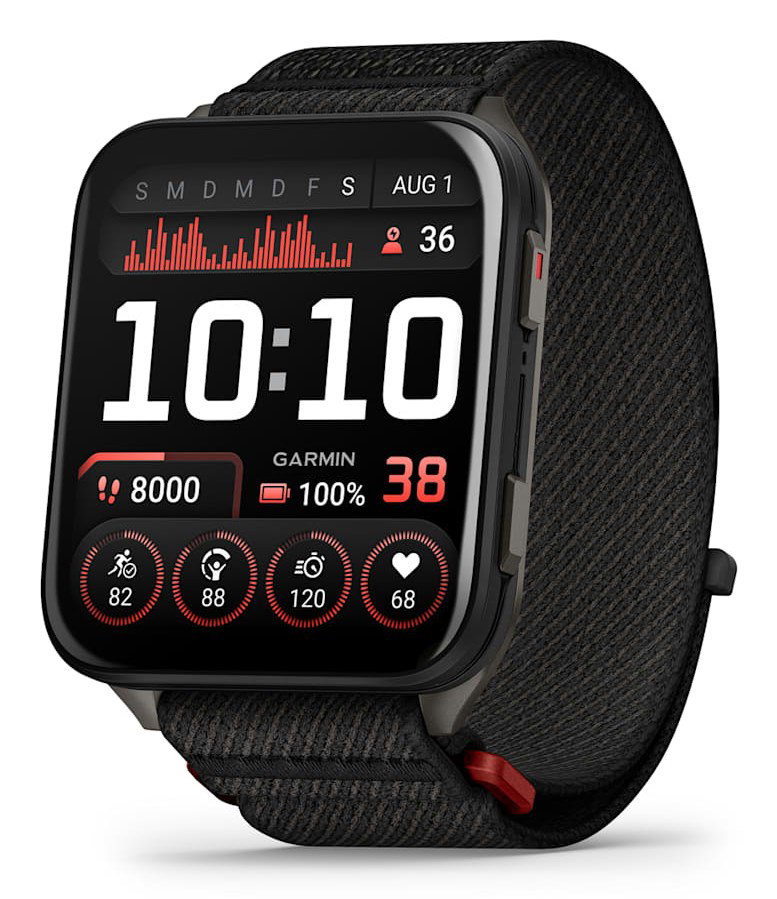 Garmin Venu X1 5.08 cm (2) AMOLED Digital 448 x 486 pixels Touchscreen Black Wi-Fi GPS (satellite)
