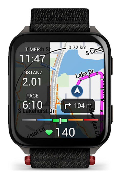 Garmin Venu X1 5.08 cm (2) AMOLED Digital 448 x 486 pixels Touchscreen Black Wi-Fi GPS (satellite)